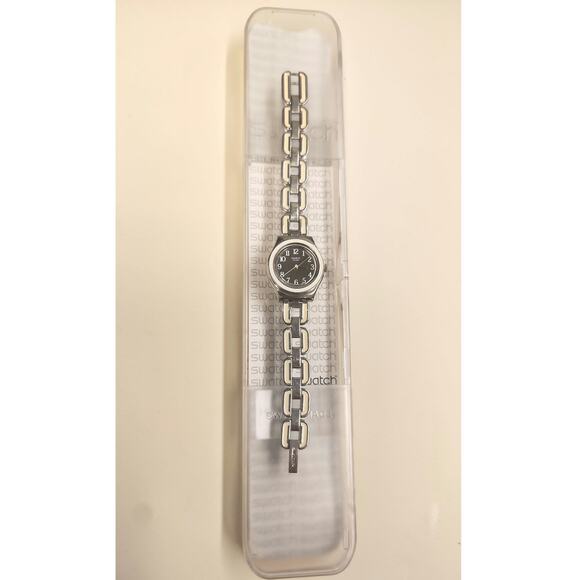Swatch watch WHITE CHAIN YSS254G 2010 Irony Lady in case with battery - Picture 2 of 9